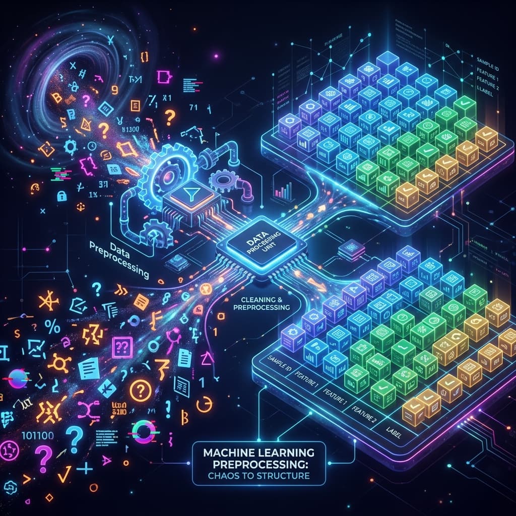 Data Preprocessing kya hai? ML ka Sabse Zaroori Step (Python Code ke saath)