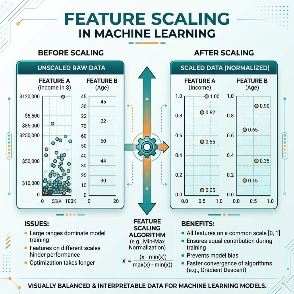 Feature Scaling Guide: Normalization aur Standardization mein Antar