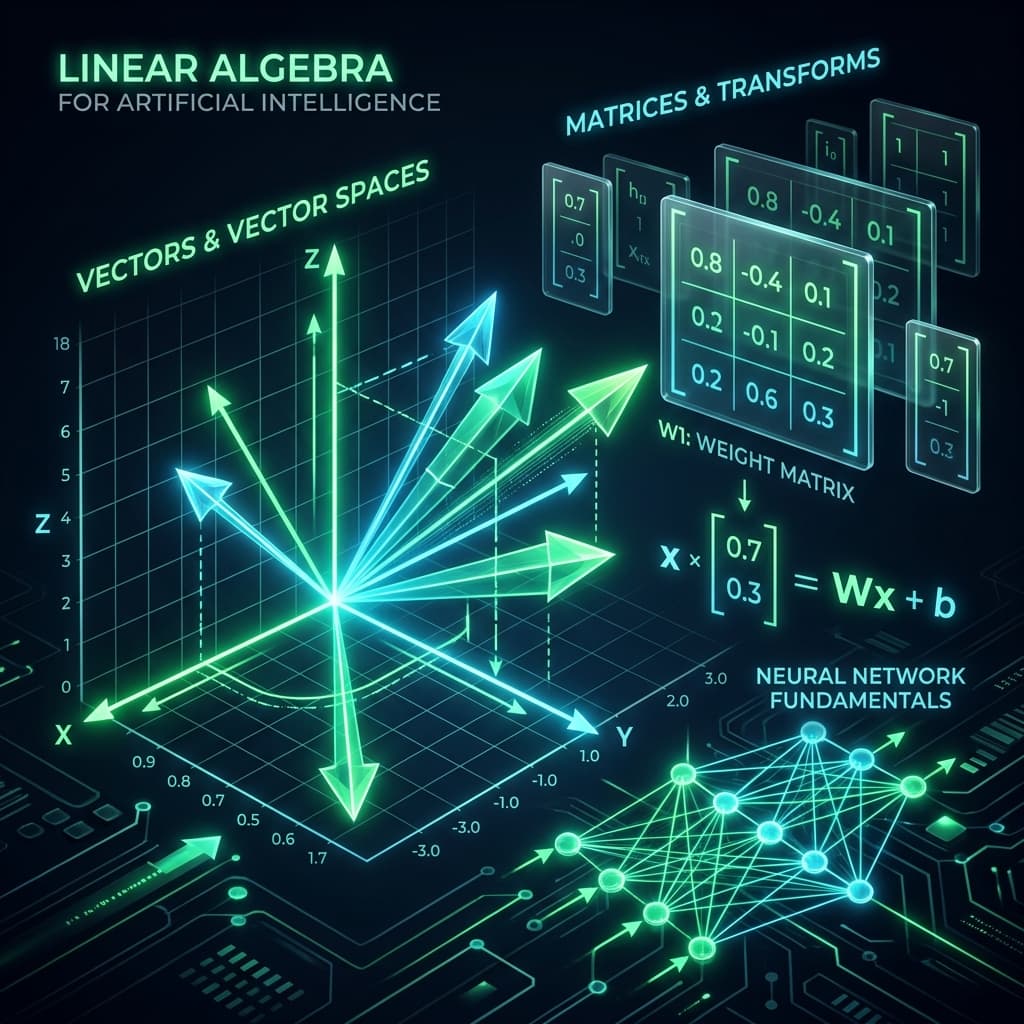 Linear Algebra for AI: Vectors aur Matrices ka jadoo