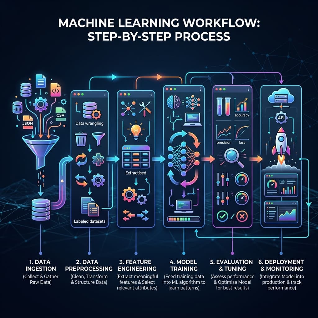 Machine Learning Workflow: Data se Model tak ka Complete Step-by-Step Process