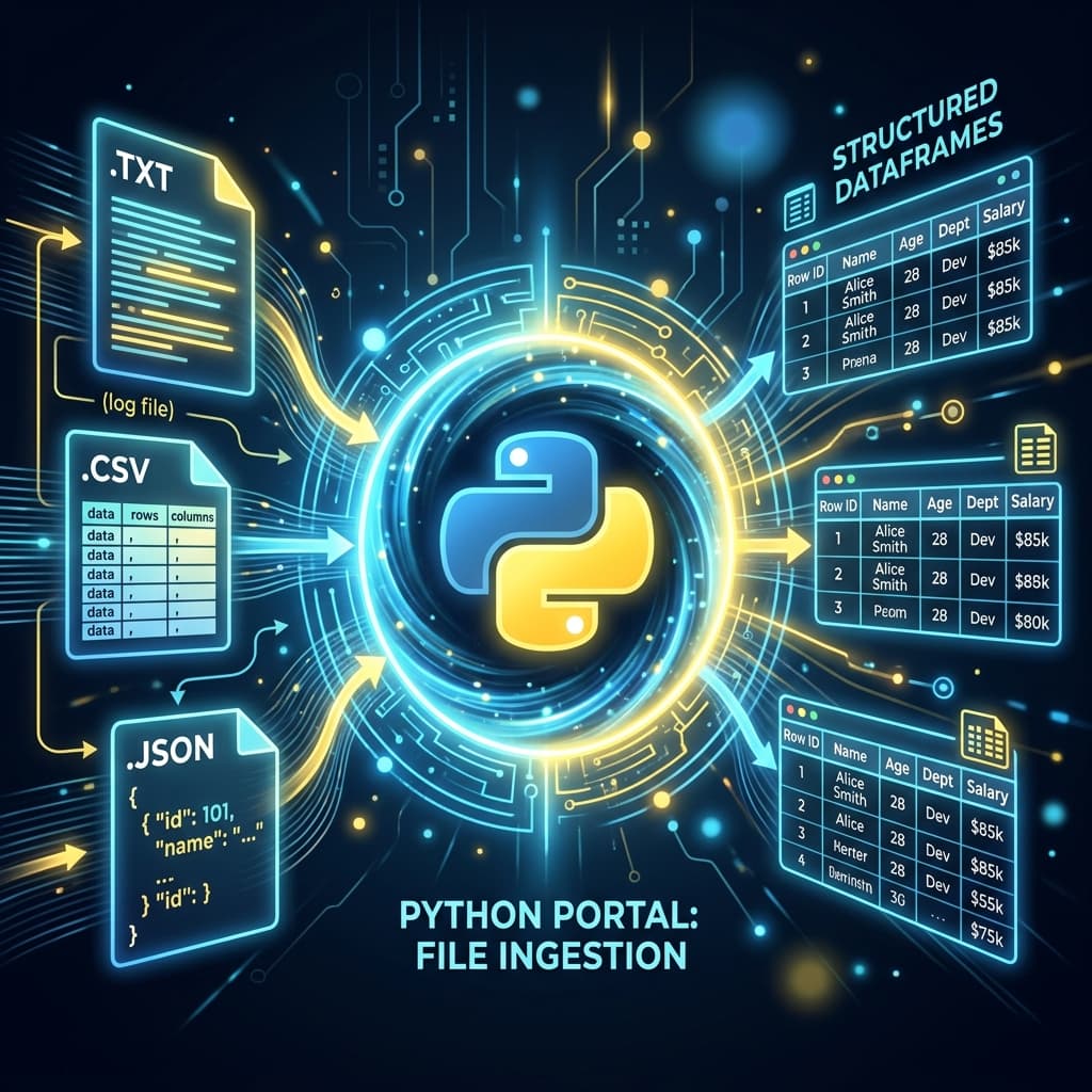 Python File Handling: CSV, JSON aur Model Storage
