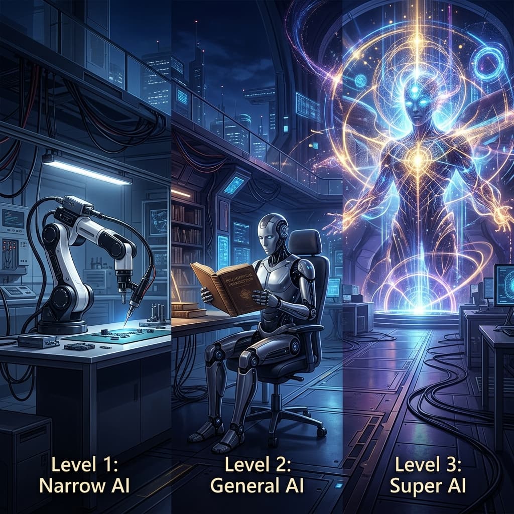 Types of AI Explained: Narrow vs General vs Super AI