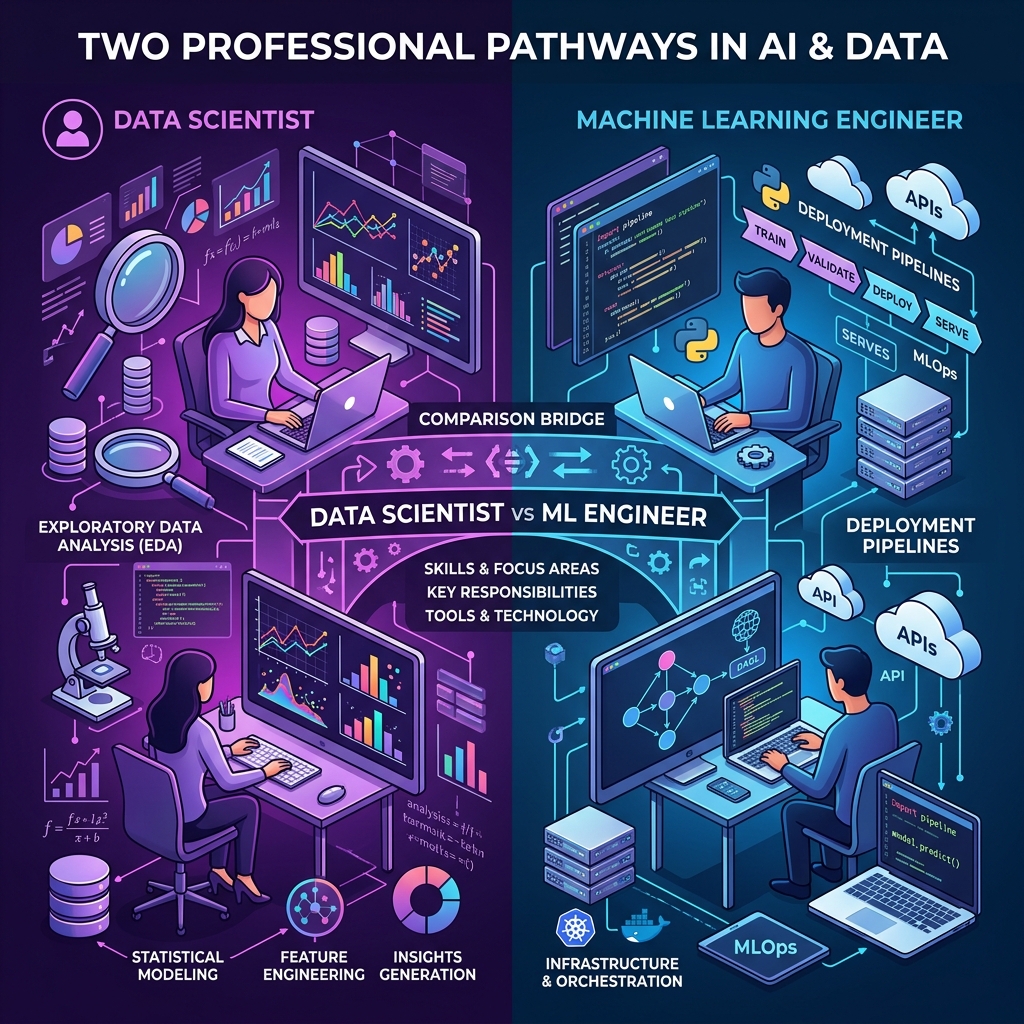 Data Scientist vs ML Engineer