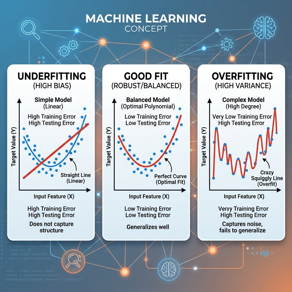 Overfitting vs Underfitting